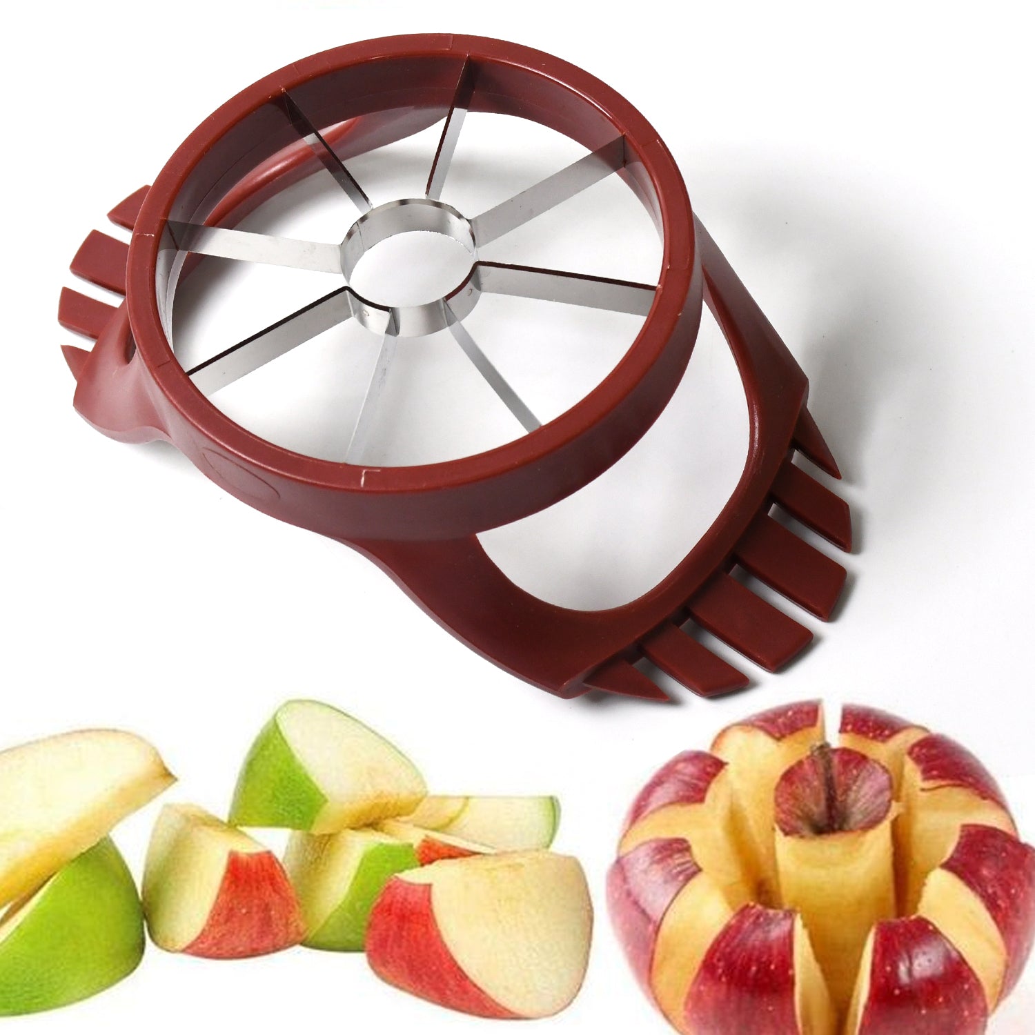 5605 Stainless Steel Apple Cut Apple Slicer Fruit Divider Core Remover Separator 5605 Stainless Steel Apple Cut Apple Slicer Fruit Divider Core Remover Separator